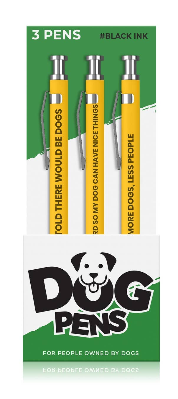 Dog-Themed Funny Pens