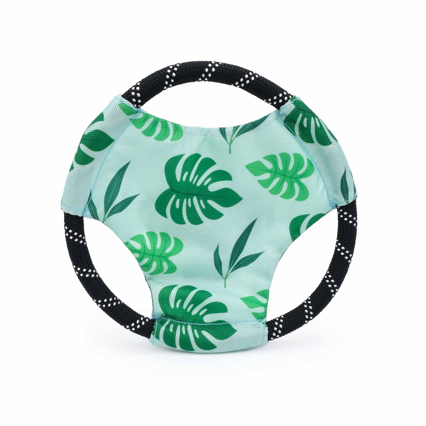 Patterned Rope Gliderz - Monstera - Summer Dog Toy