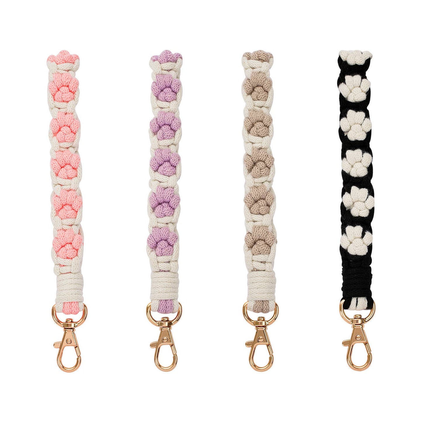 Pawprint Wristlet Keychain