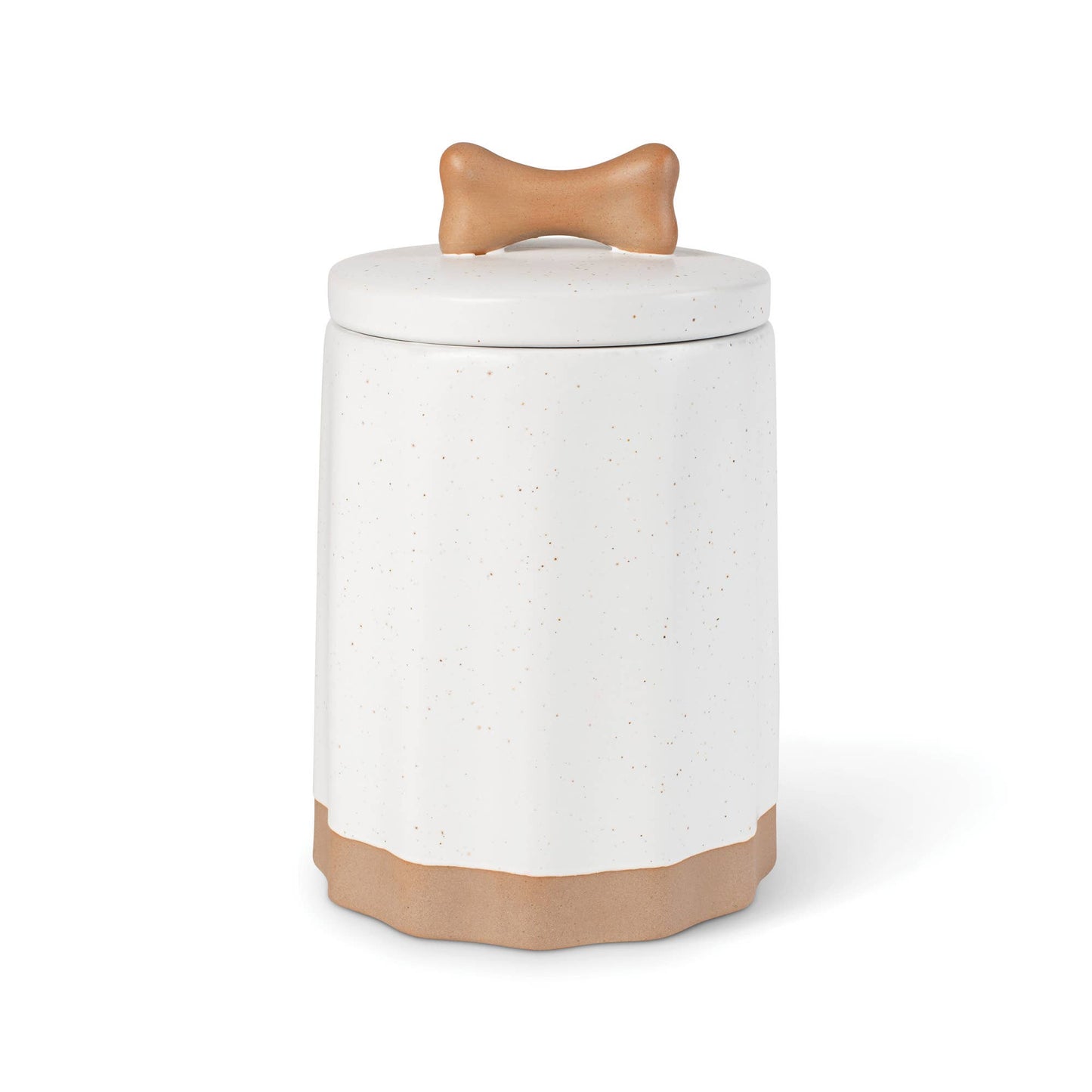 Speck Bone Treat Jar Clay