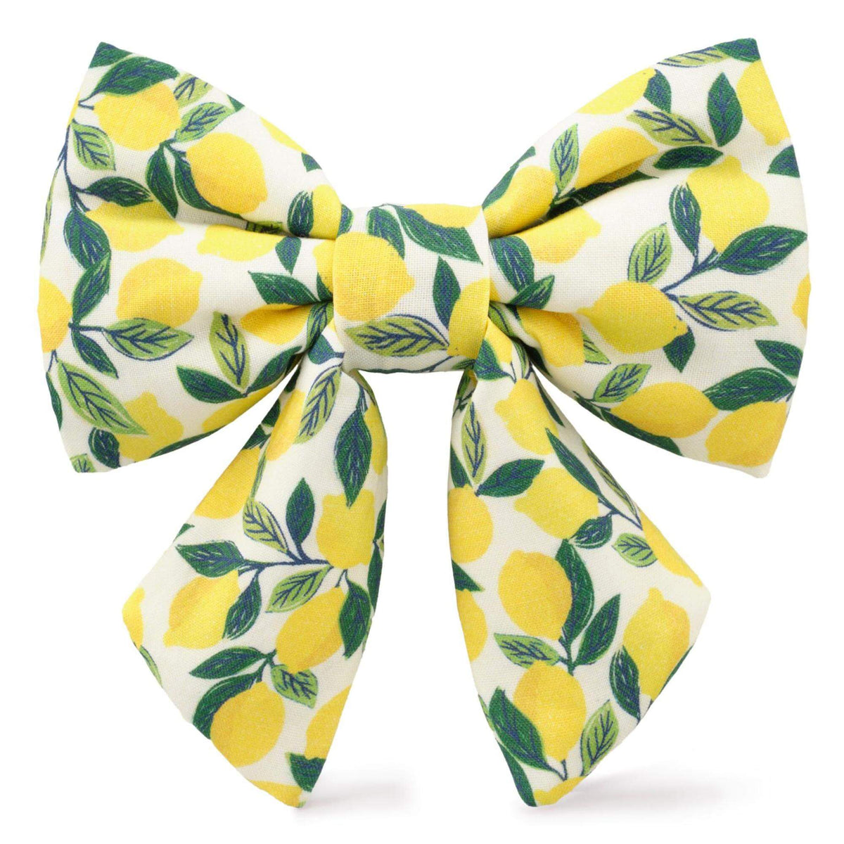 Lemon Zest Lady Dog Bow