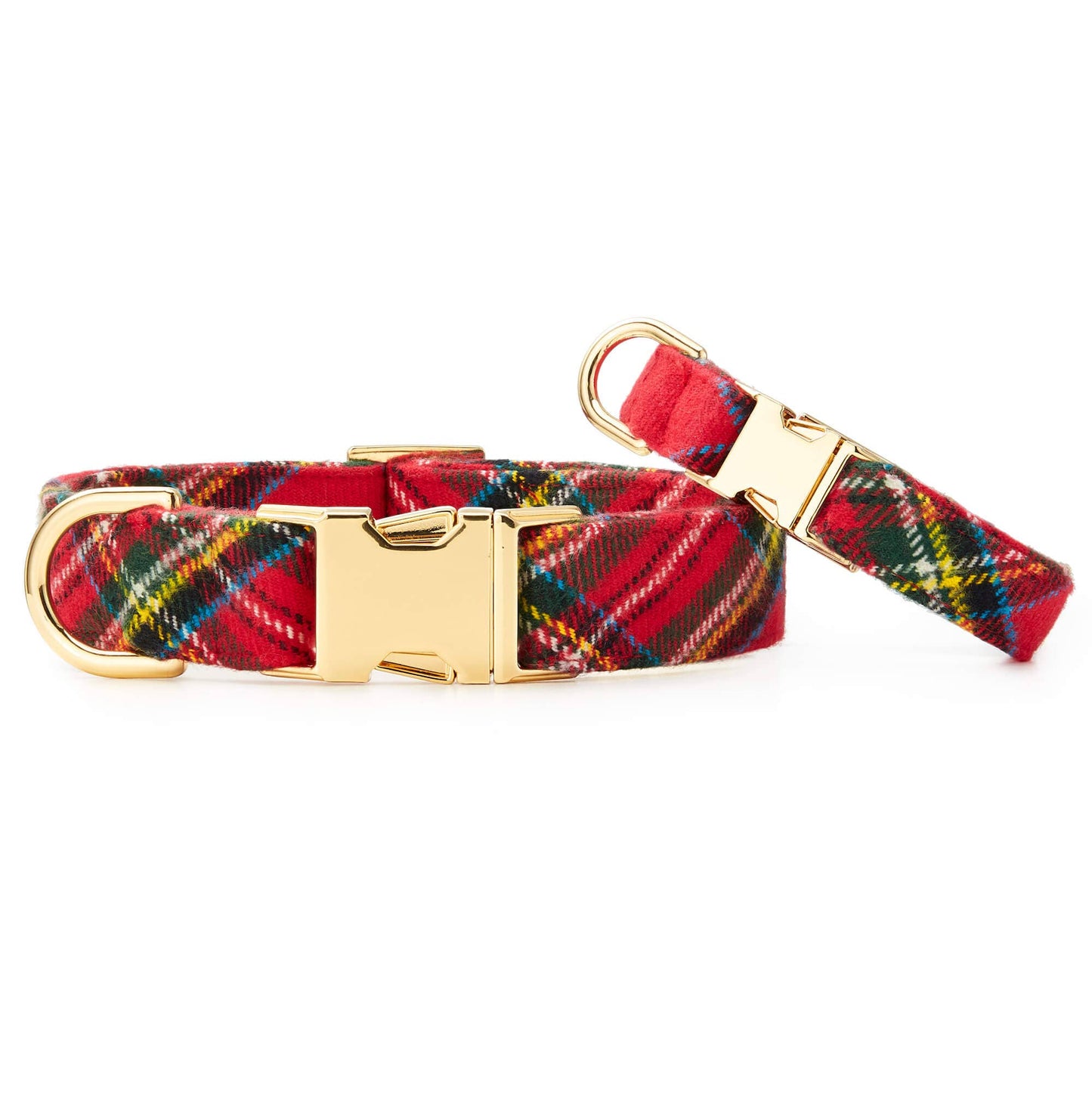 Foggy Dog Tartan Plaid Flannel Dog Collar