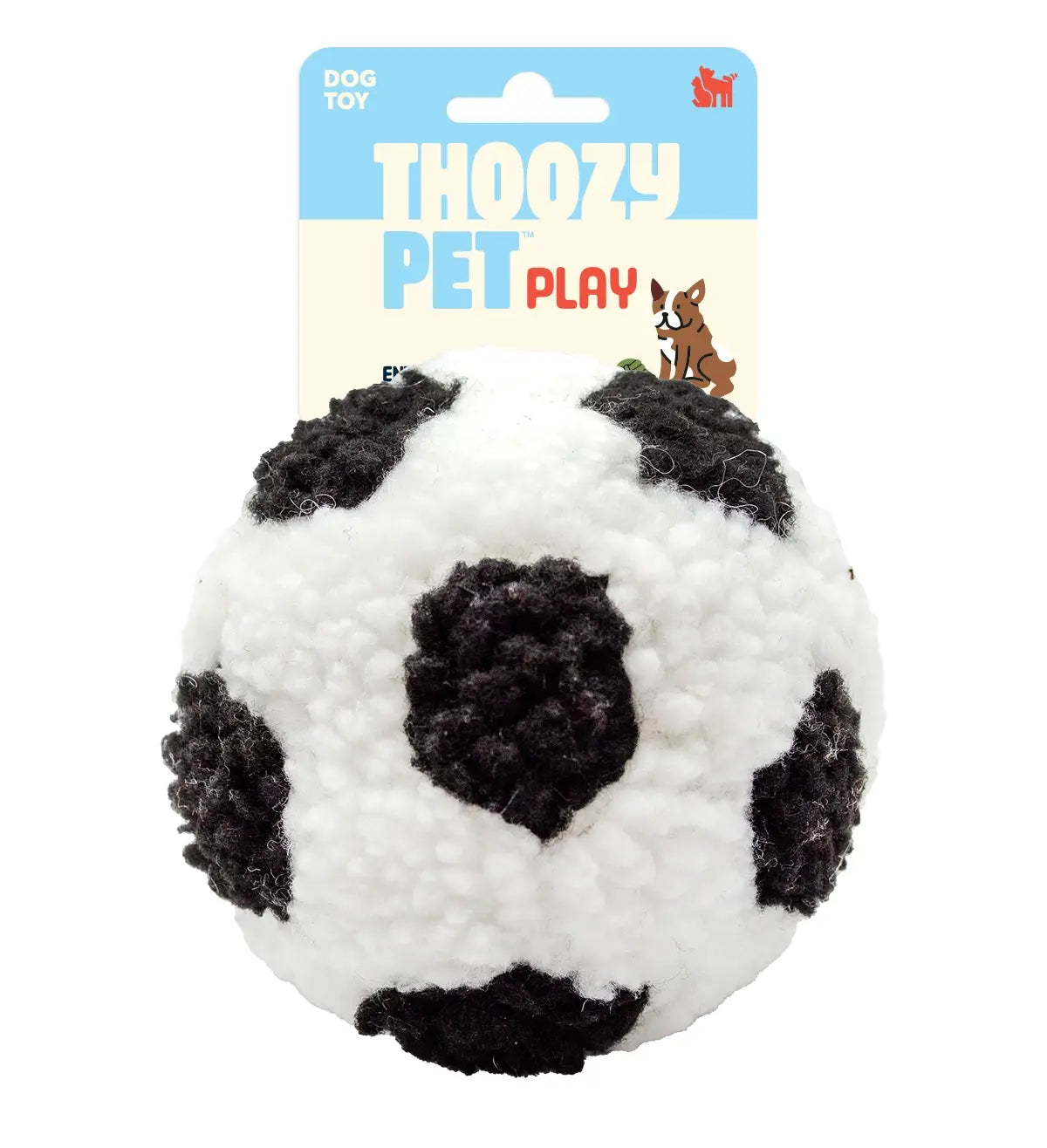 ThoozyPet Soccer Ball Toy 4"