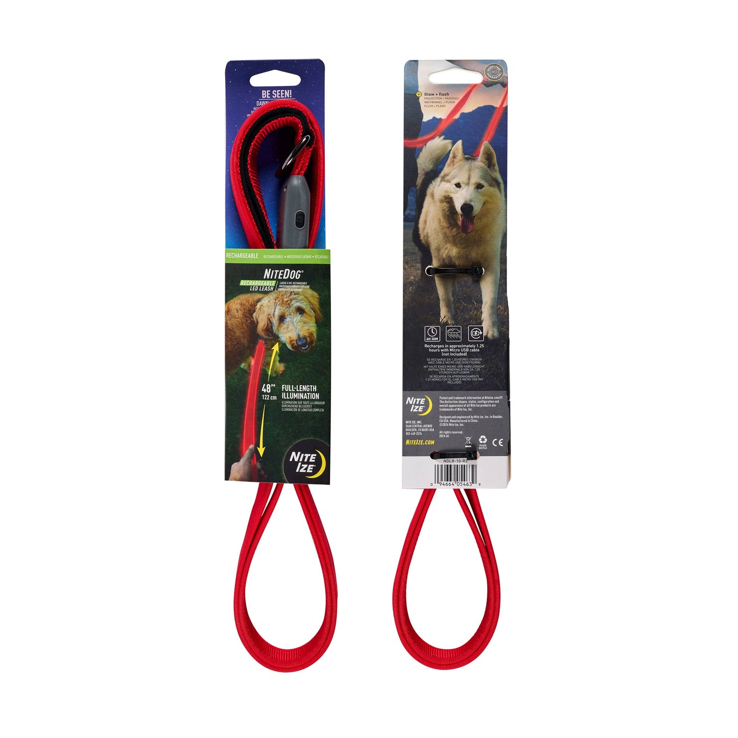 Nite Ize Rechargeable LED Leash Red