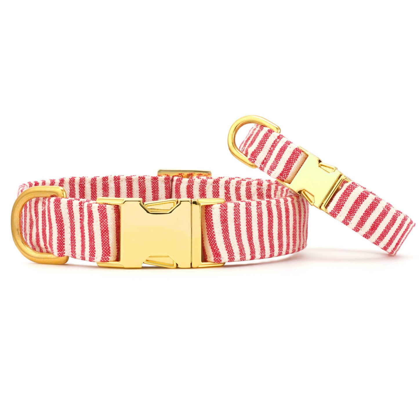 Foggy Dog Red Stripe Collar