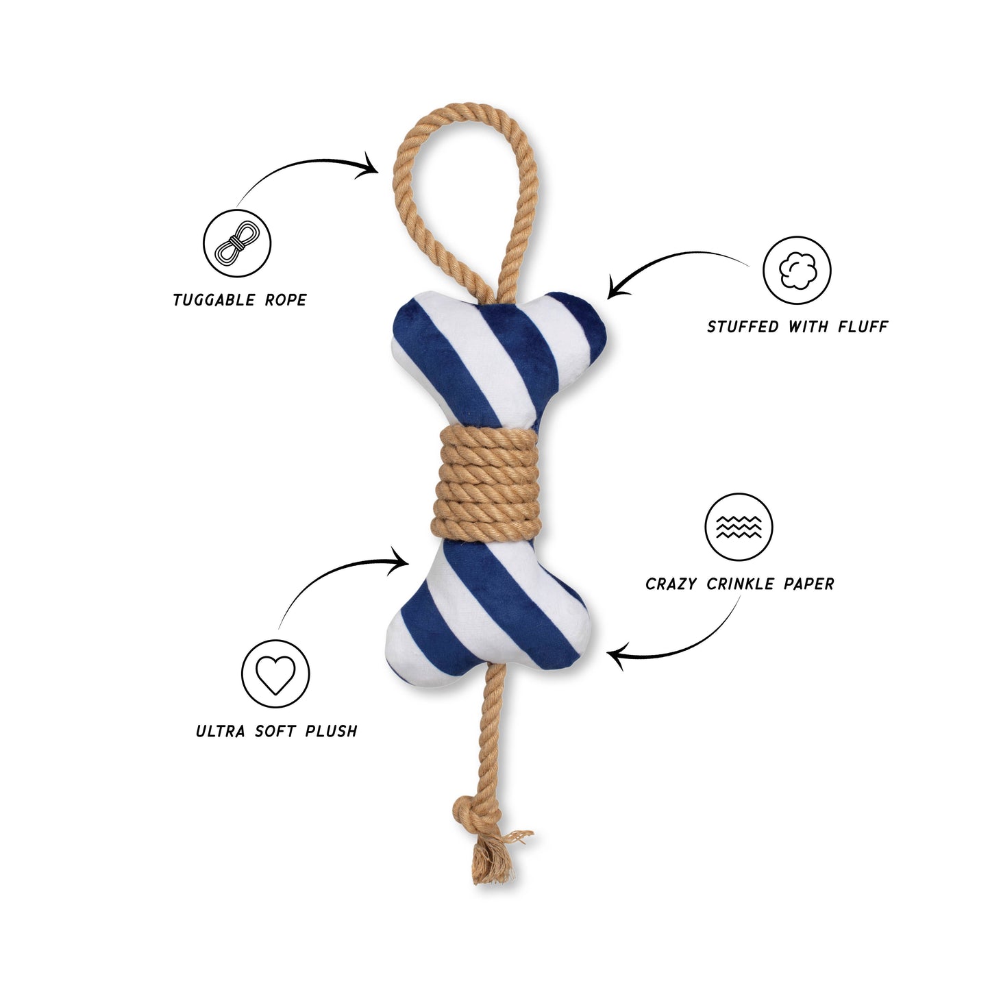 Feelin Nauti Plush Dog Toy