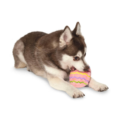 Midlee Easter Egg Plush Dog Toy - Pink
