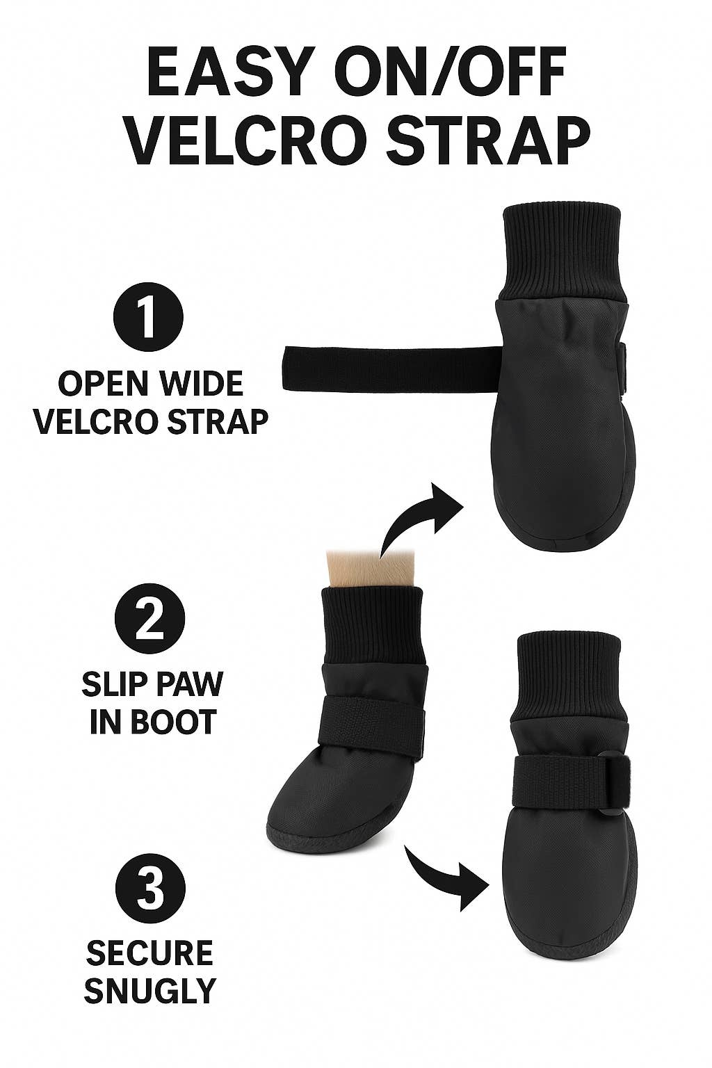 PolarPaws Soft Sole Waterproof Winter Dog Boots