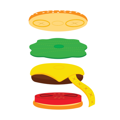 Cheeseburger Interactive Snuffle Dog Toy