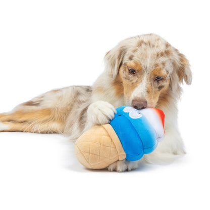 Fro-Yo Pawtriot Cone Dog Toy