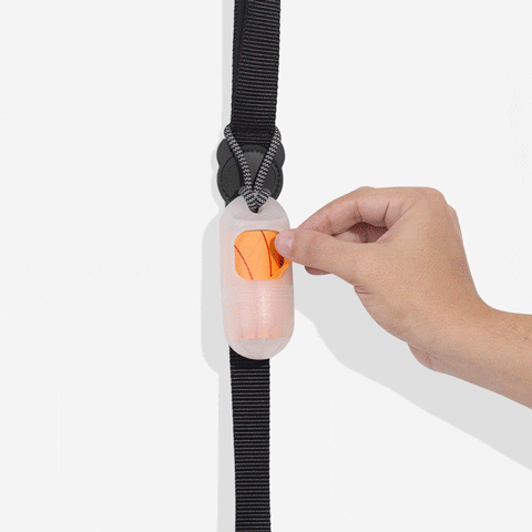 Transparent | Poop Bag Dispenser With Compostable Bags