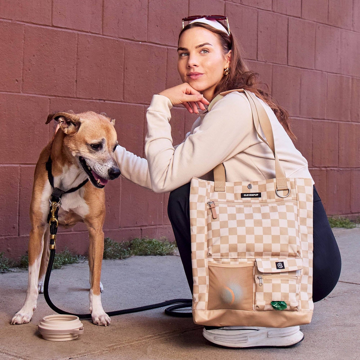 Park Pack Dog Gear Tote:Travel Bowl, Treat Pouch, Toy Pocket