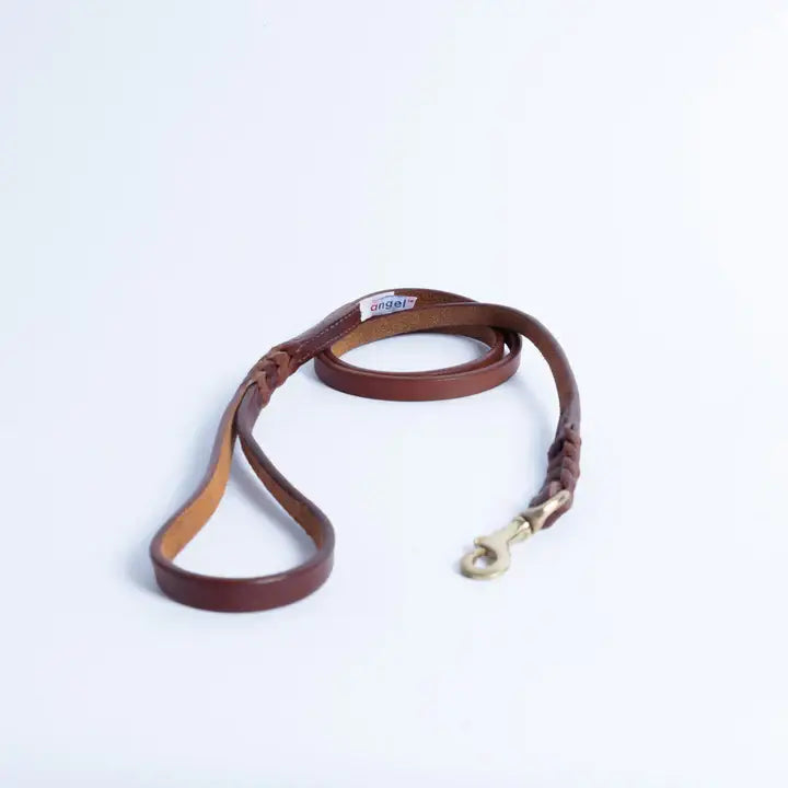 Leather Braided Leash by ANGEL™
