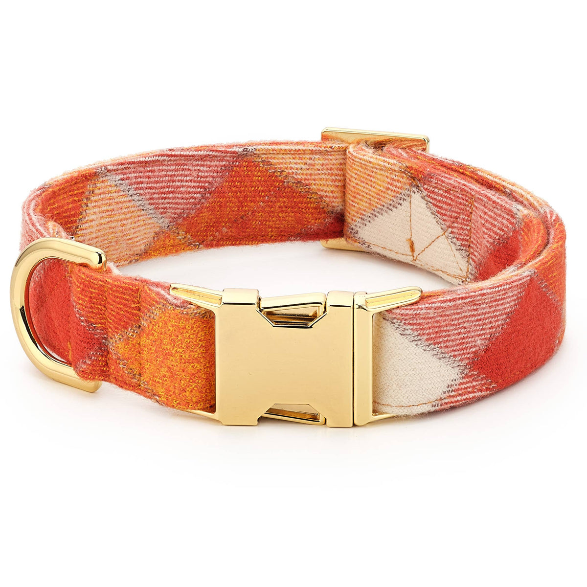 Pumpkin Spice Plaid Collar