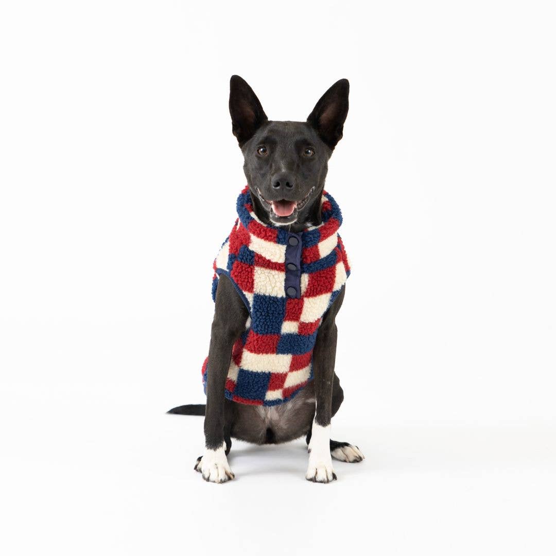 Fab Ski Sherpa Vest Navy