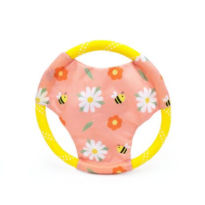 Patterned Rope Gliderz - Daisy - Summer Dog Toy