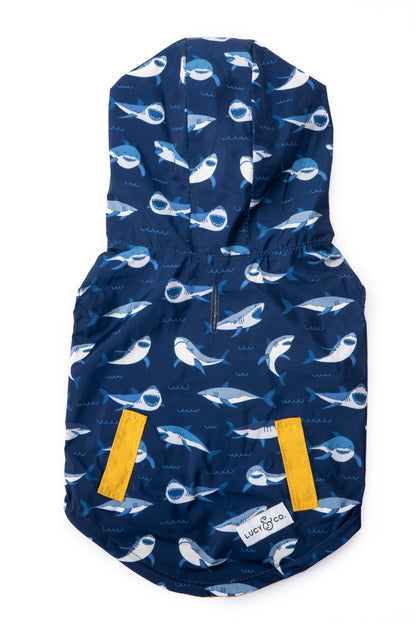 Shark Attack Reversible Raincoat
