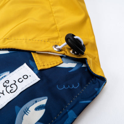 Shark Attack Reversible Raincoat