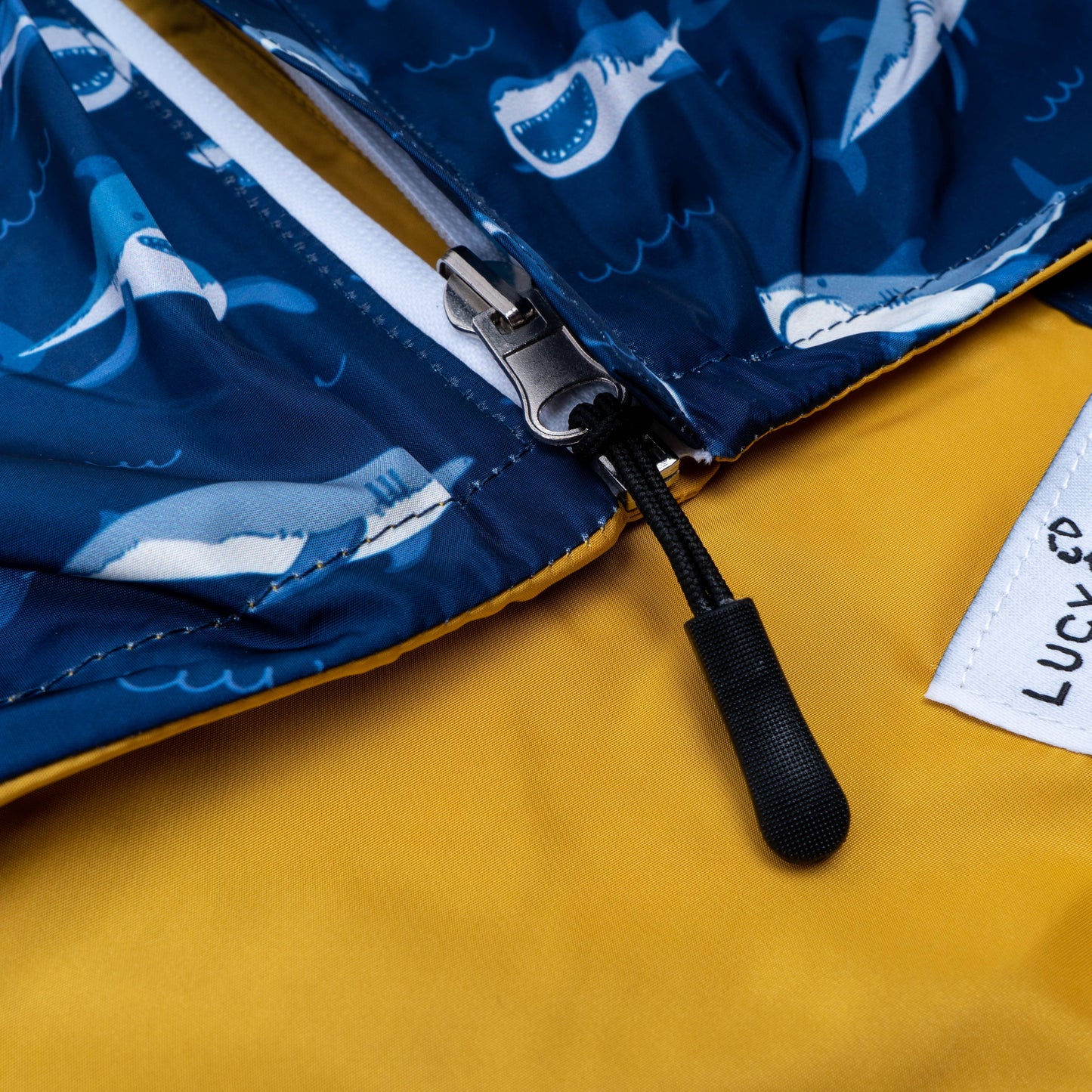 Shark Attack Reversible Raincoat