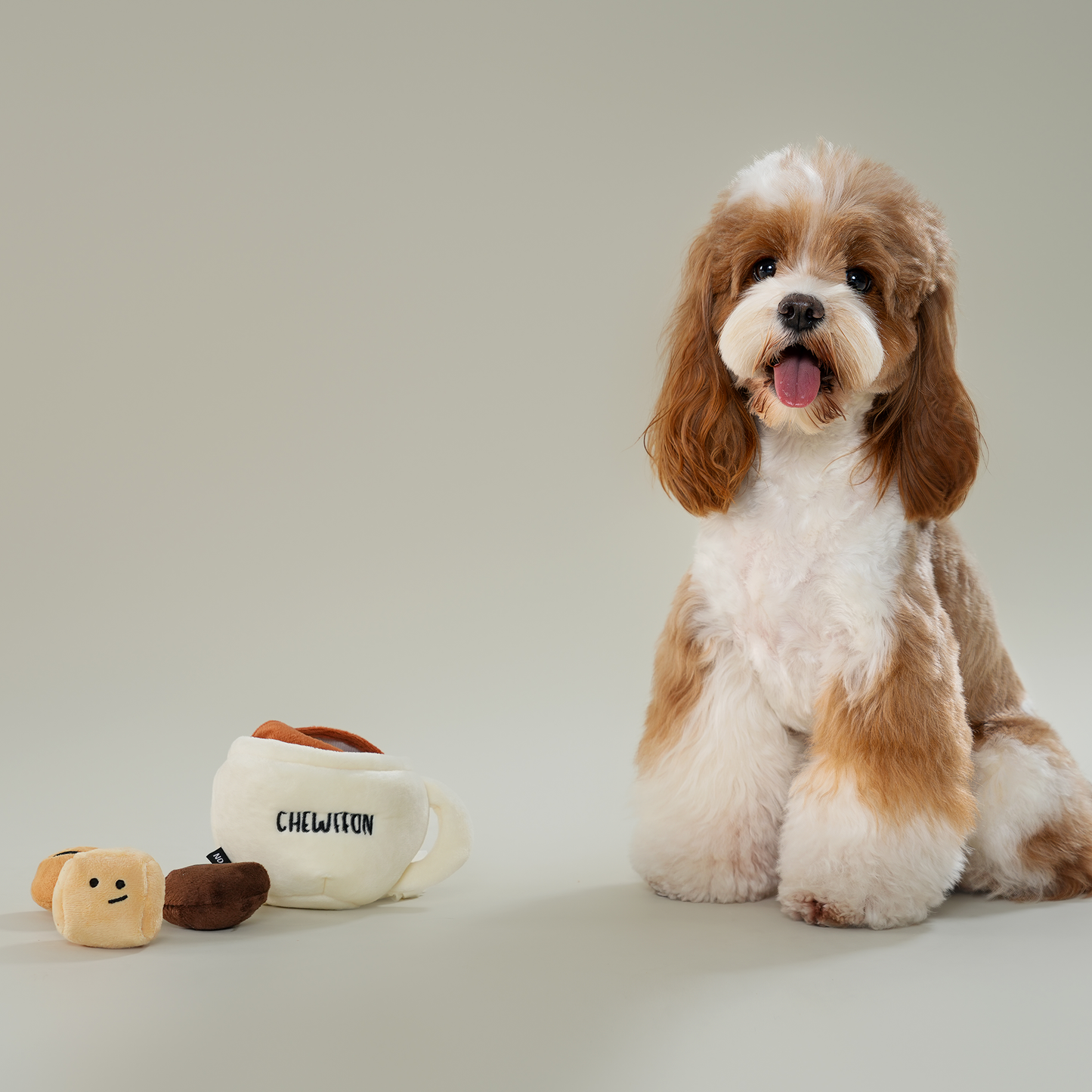 CHEWFFON Espresso Squeaky Dog Toys