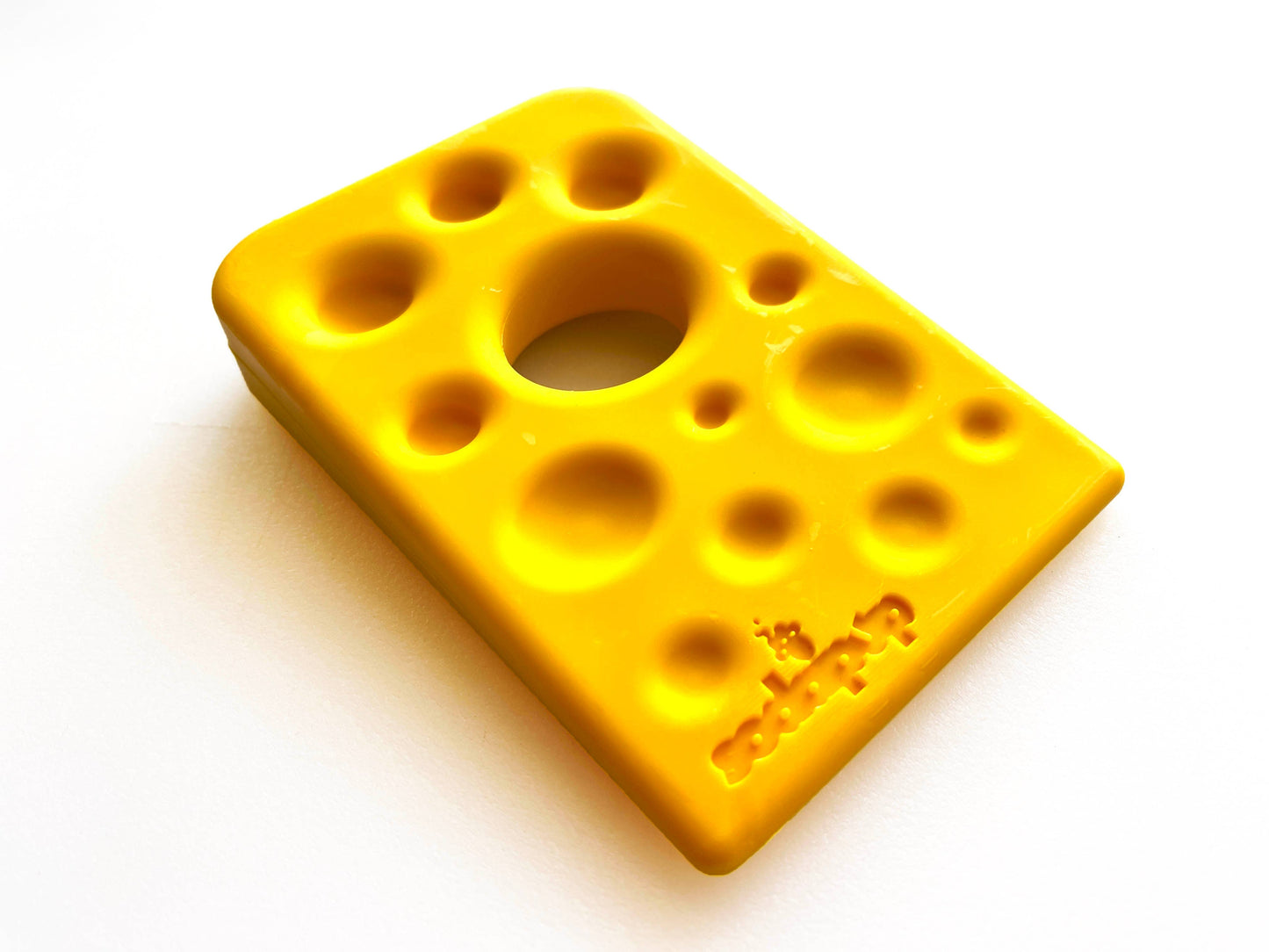 Swiss Cheese Wedge Nylon Dog Chew Toy