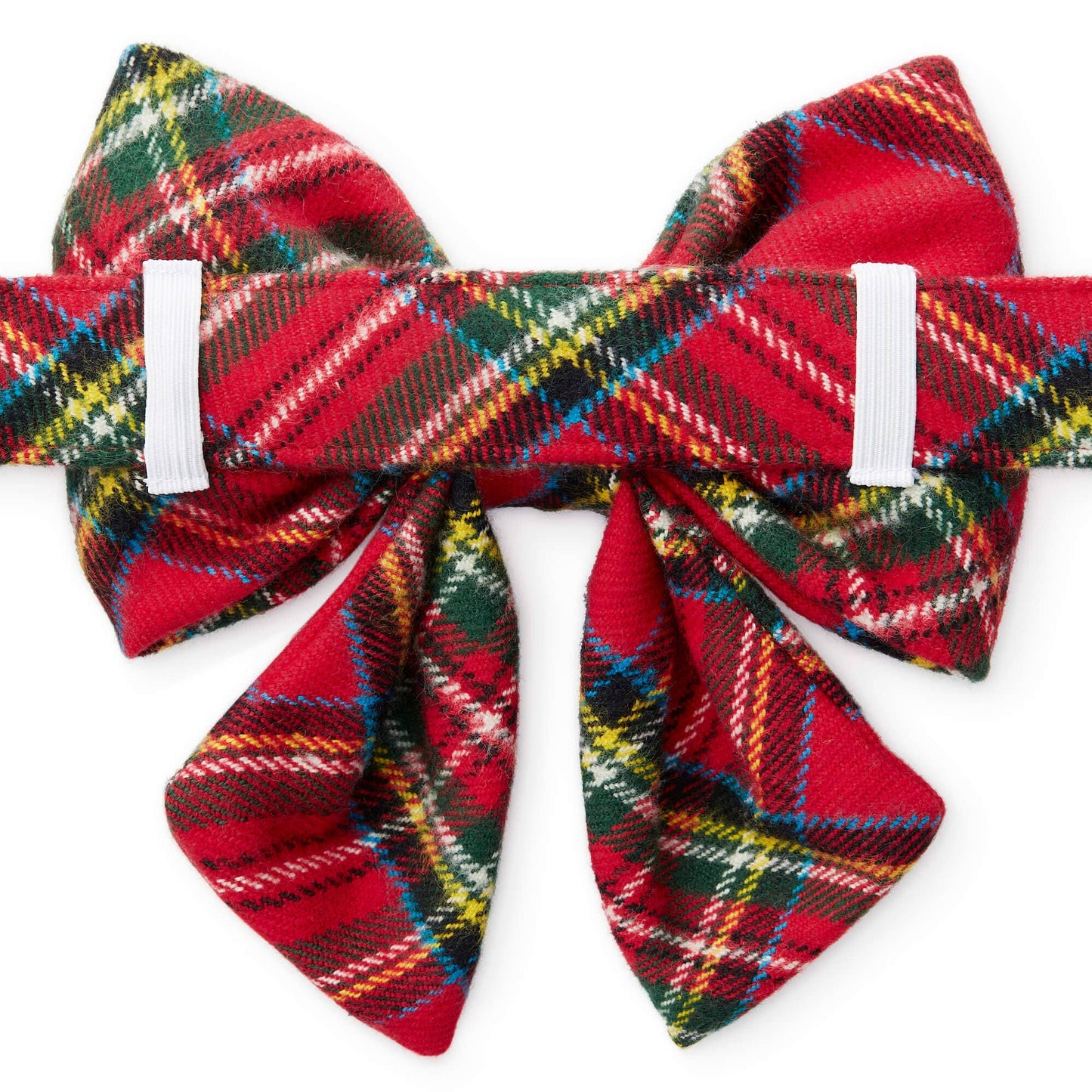 Foggy Dog Tartan Plaid Flannel Lady Bow