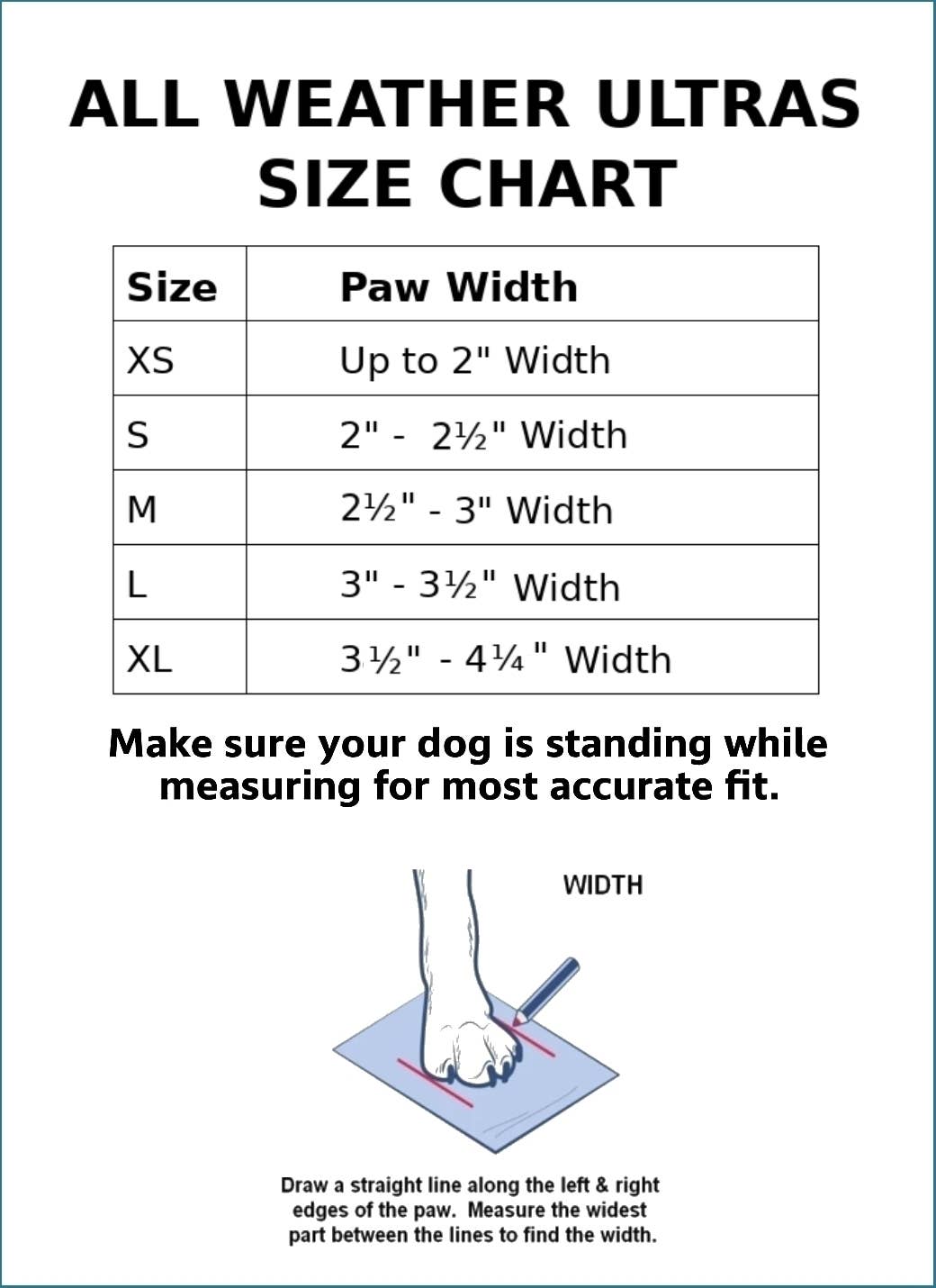 All Weather Ultras Dog Boots
