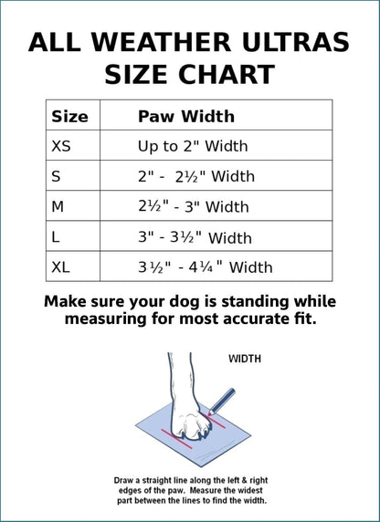 All Weather Ultras Dog Boots