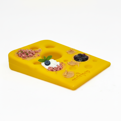 Swiss Cheese Wedge Nylon Dog Chew Toy