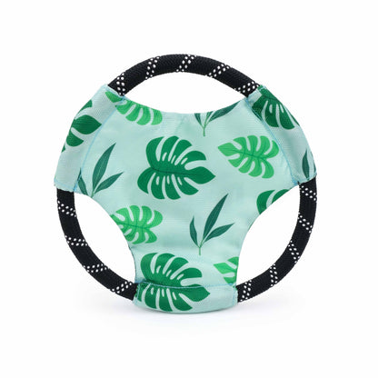 Patterned Rope Gliderz - Monstera - Summer Dog Toy
