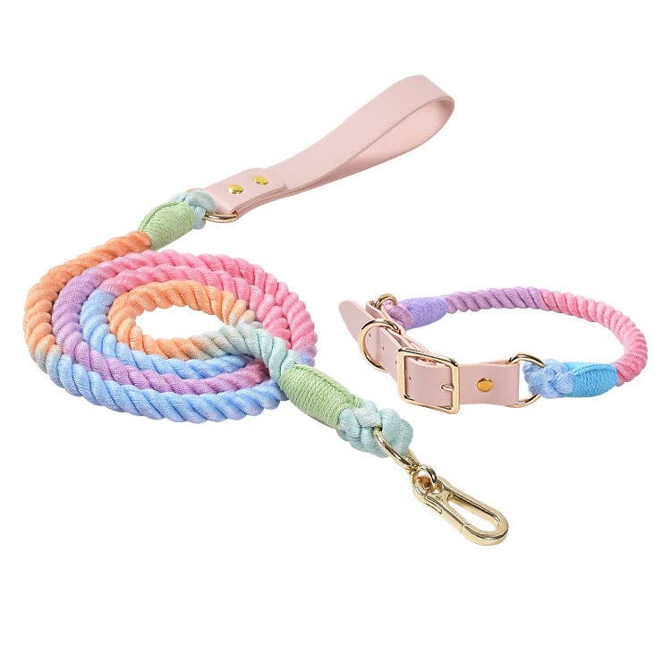 Loofie - Colorful Dog Collar & Leash (not sold as a set)