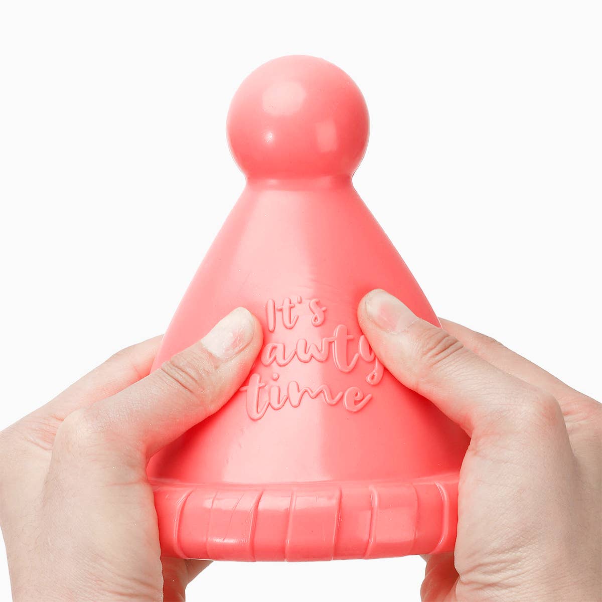 HugSmart Pink Party Hat - TPR Rubber