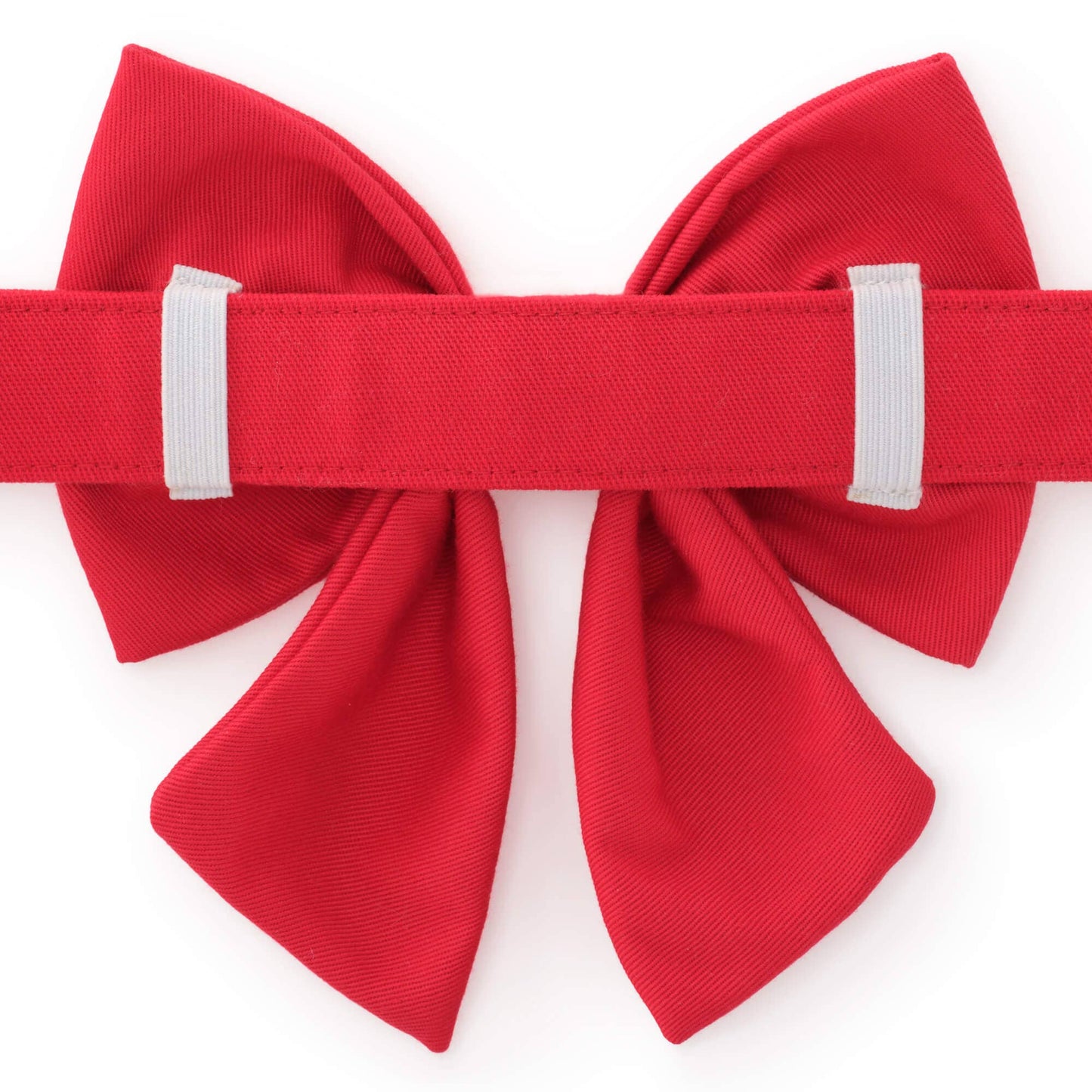 Hearts Embroidered Lady Dog Bow