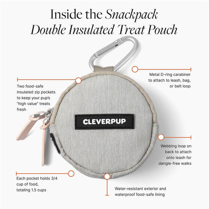 Snackpack Double Insulated Dog Treat Pouch
