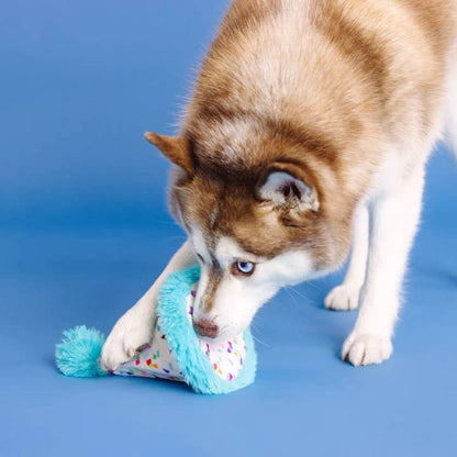 PetShop by Fringe Yappy Barkday Rubber/Plush Dog Toy