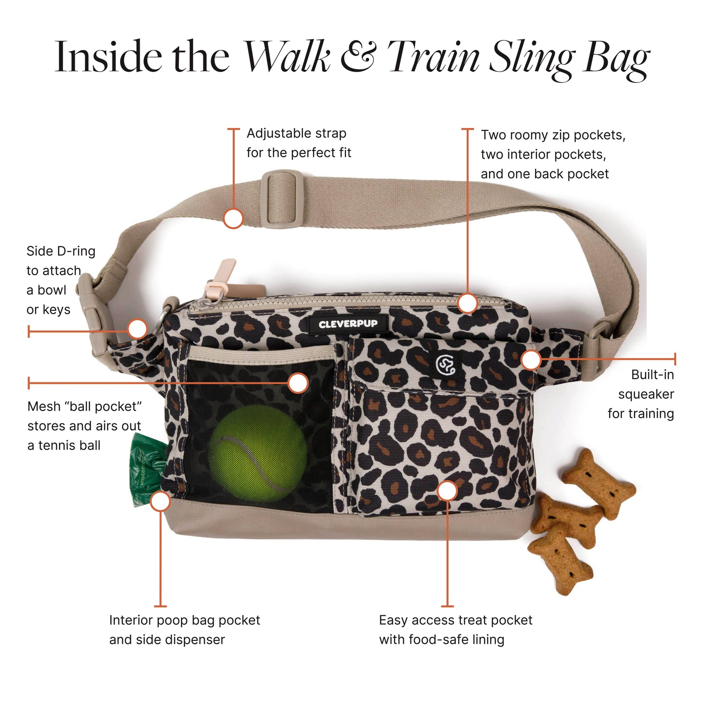 Dog Walk & Train Sling Bag
