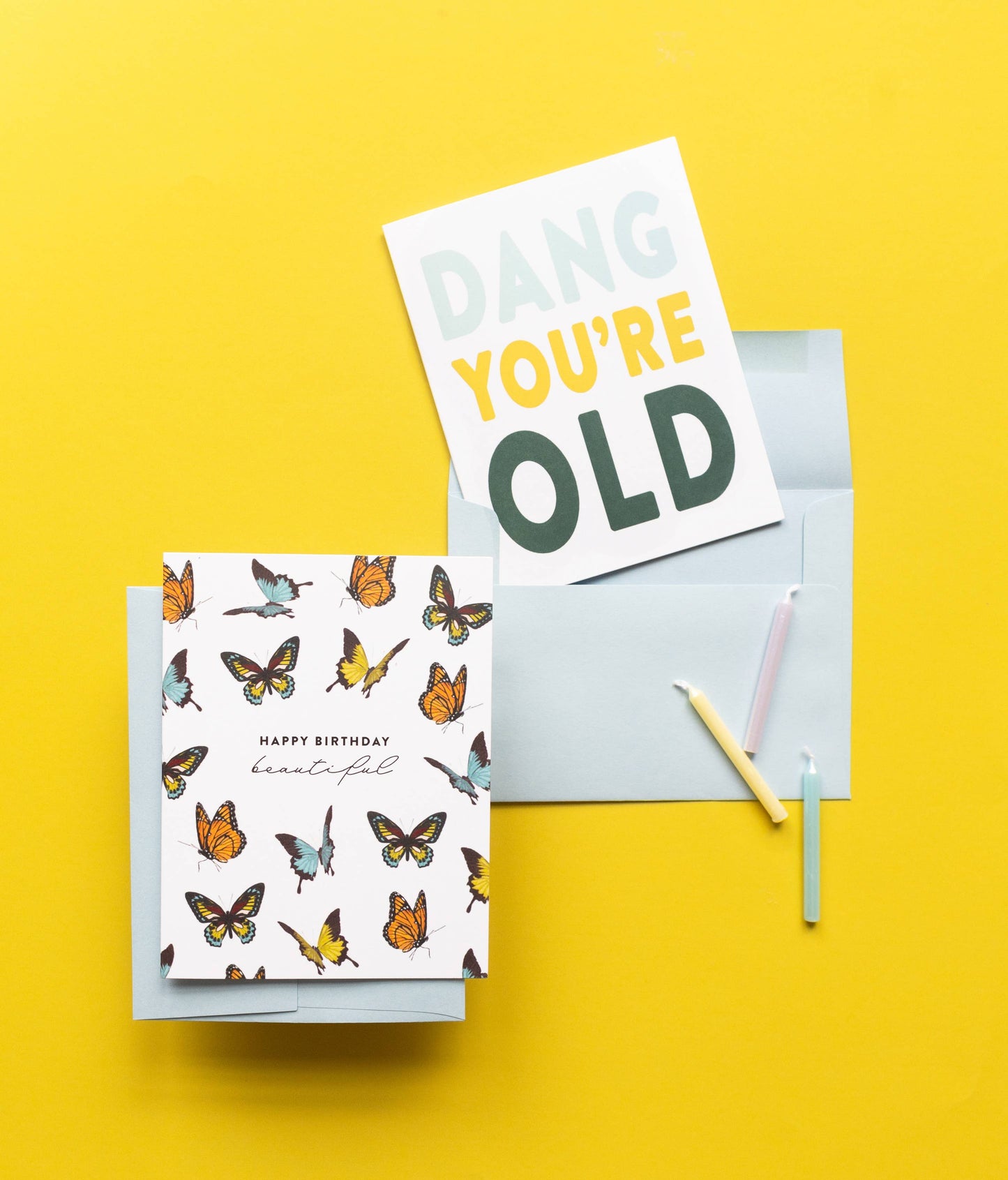 Dang You're Old Birthday Card