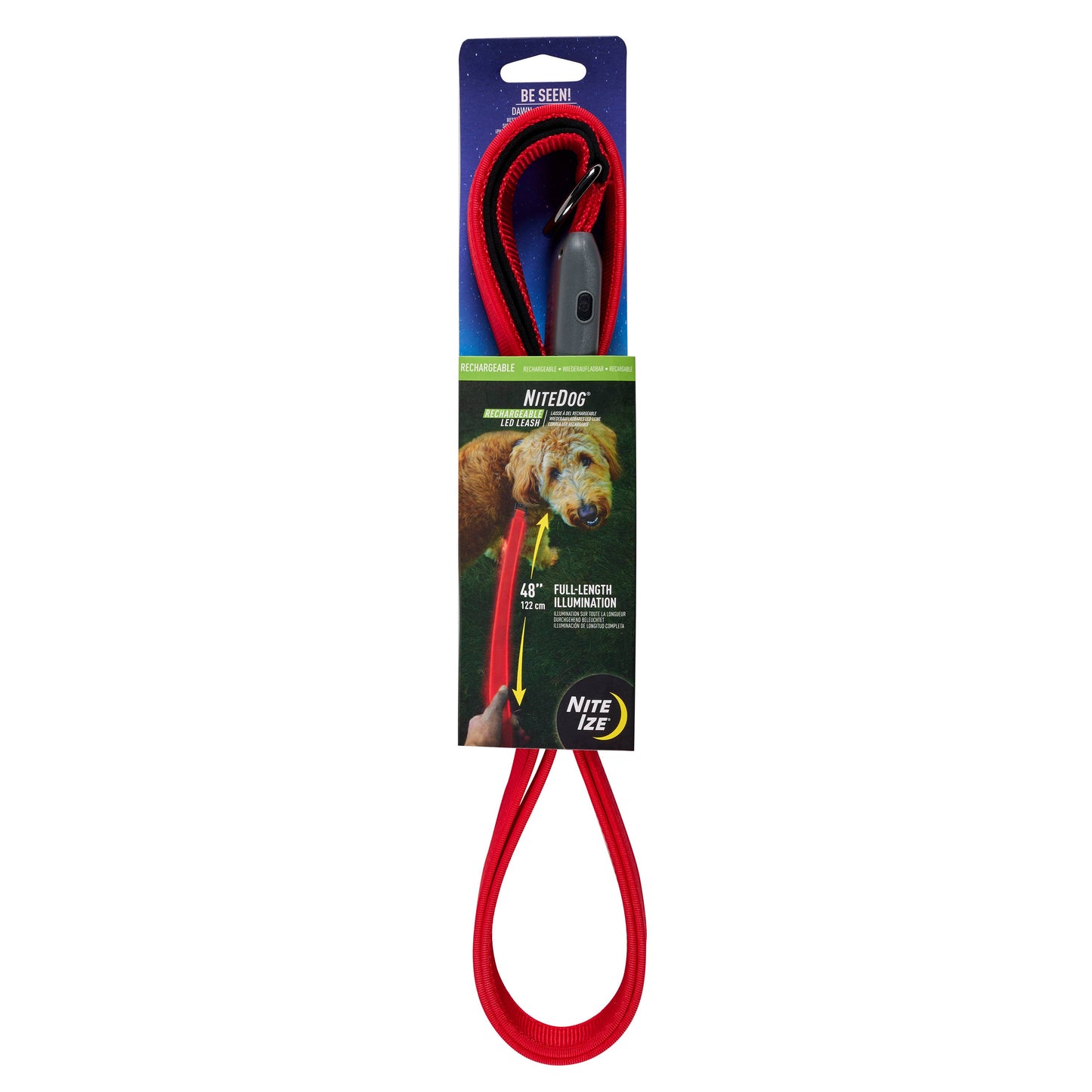 Nite Ize Rechargeable LED Leash Red