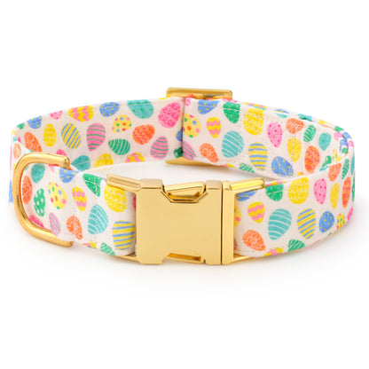 Easter Eggs Dog Collar