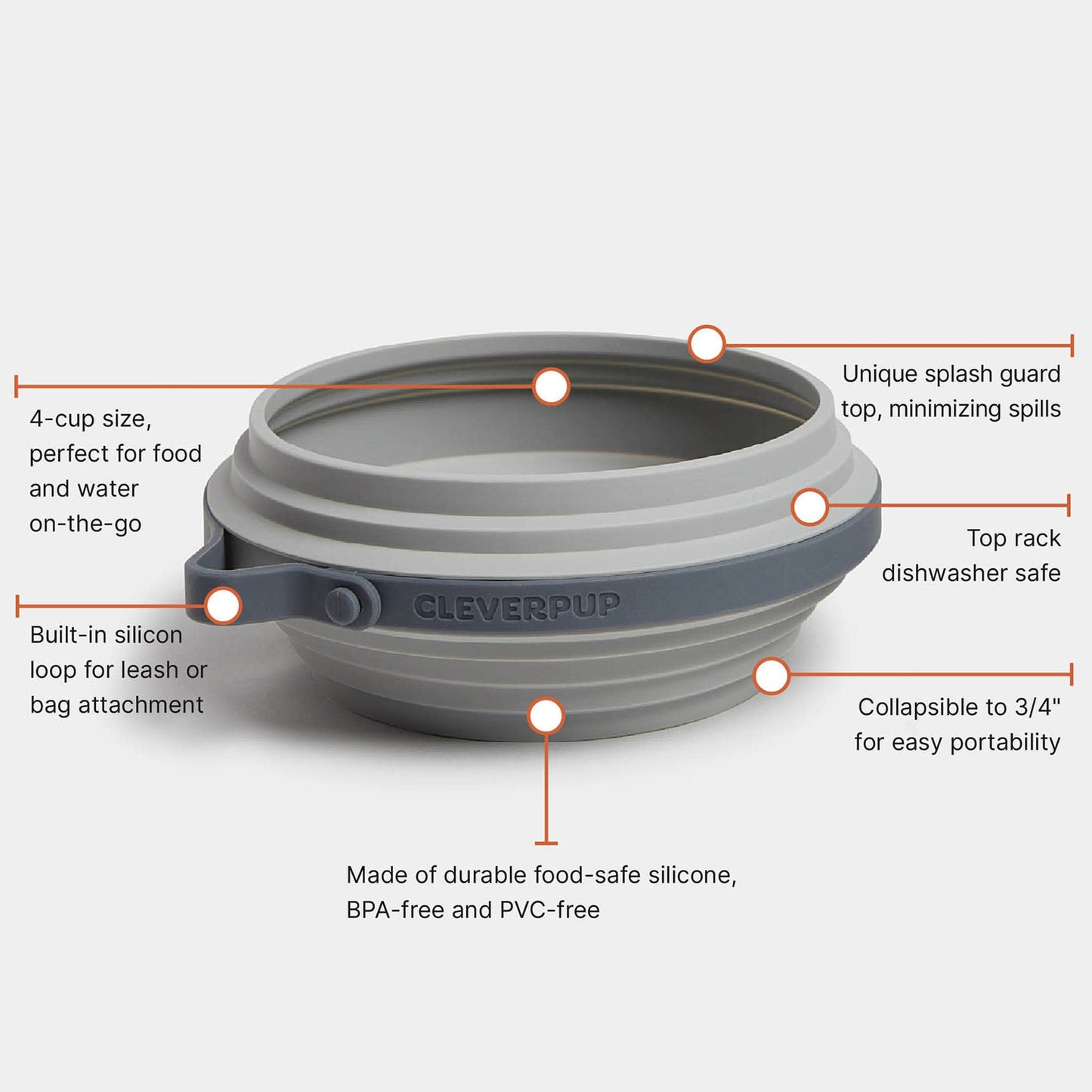 Nomad Collapsible Dog Bowl