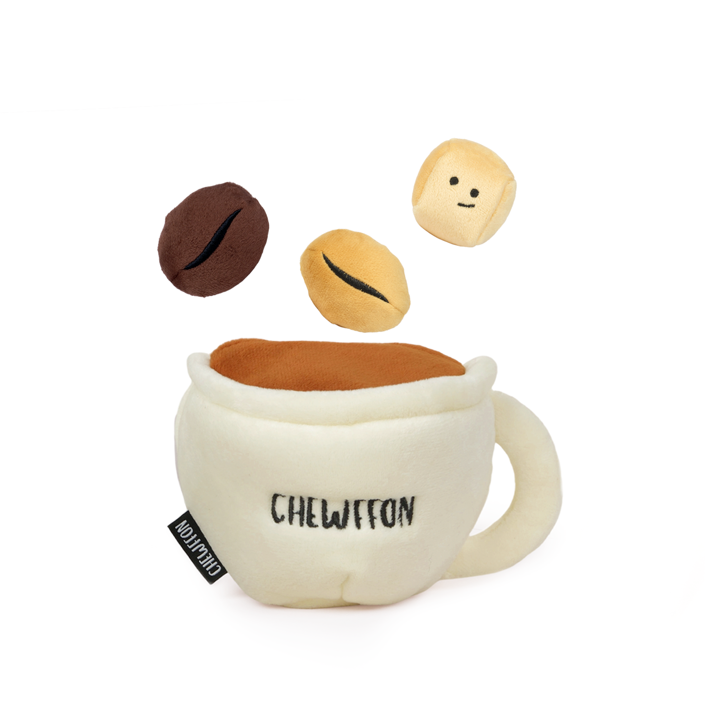 CHEWFFON Espresso Squeaky Dog Toys
