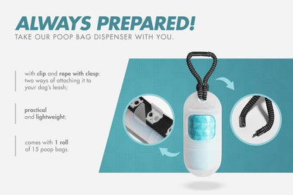 Transparent | Poop Bag Dispenser