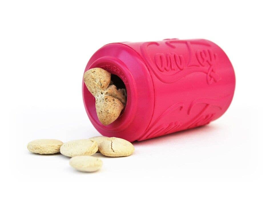 Puppy Can Toy - Chew Toy - Treat Dispenser - Pink