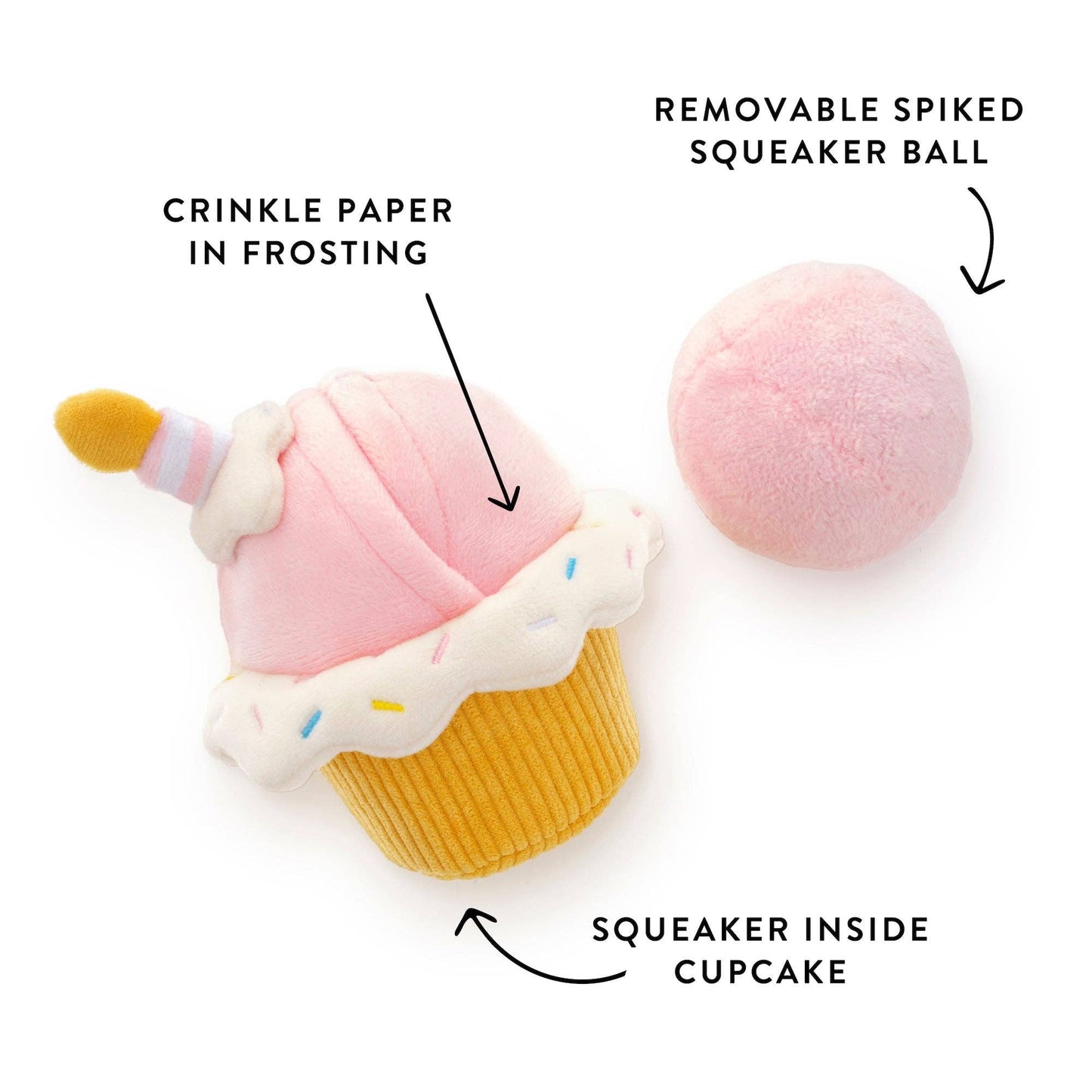 Cupcake Snuffle Dog Toy