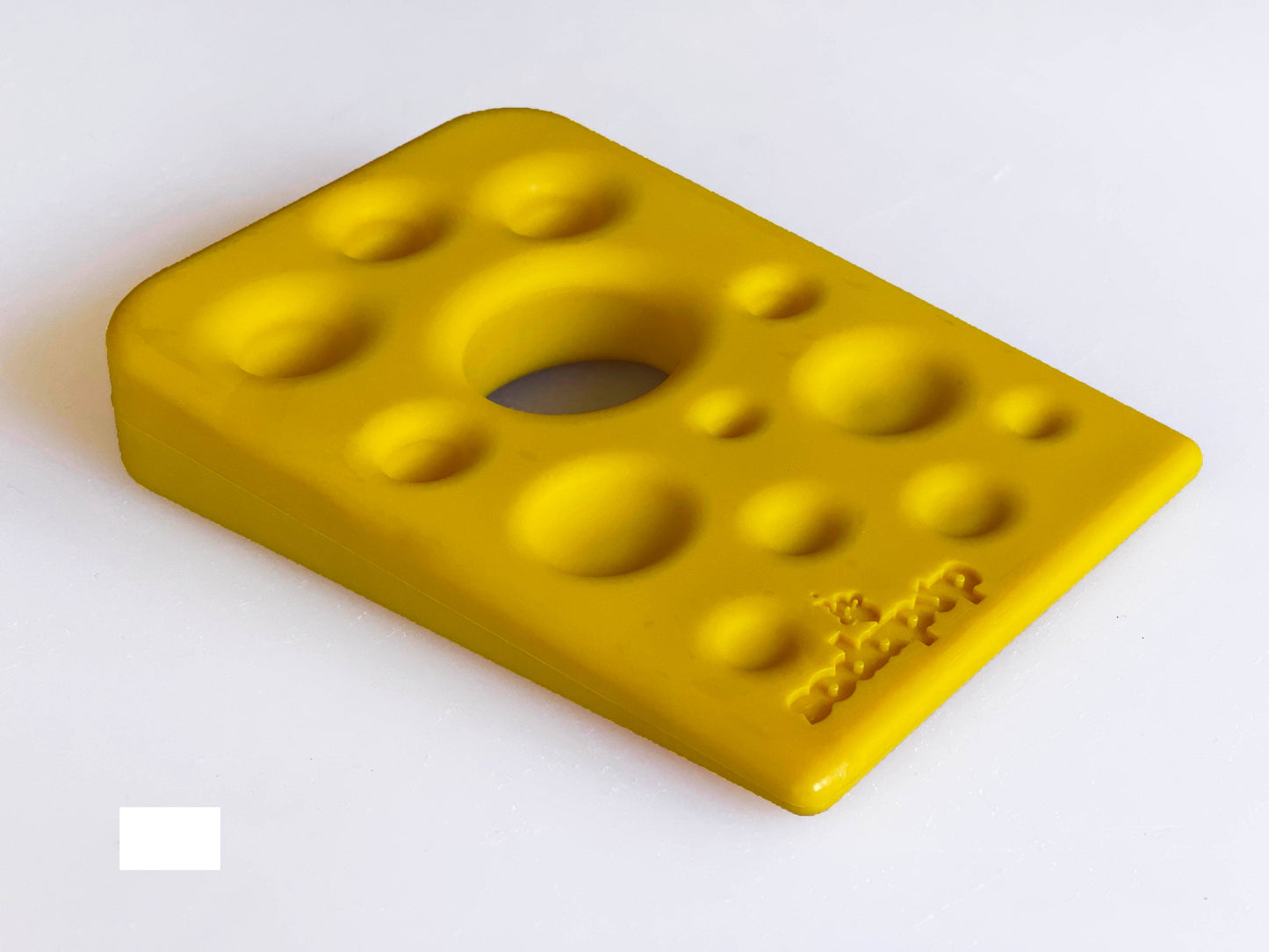 Swiss Cheese Wedge Nylon Dog Chew Toy