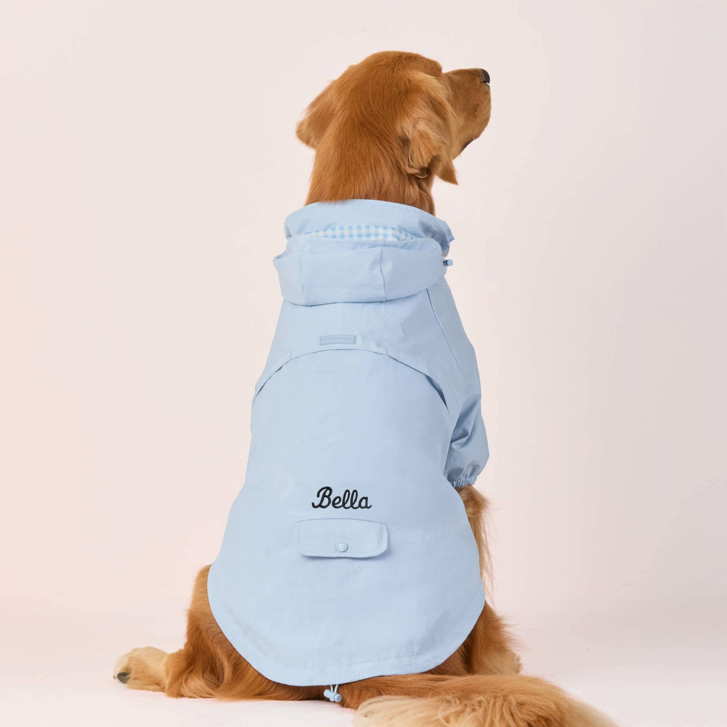 Sky Blue Dog Raincoat