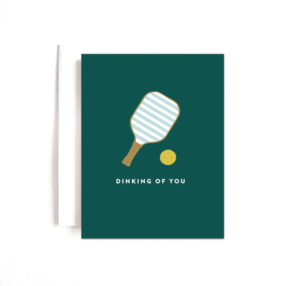Dinking of You Pickleball Card