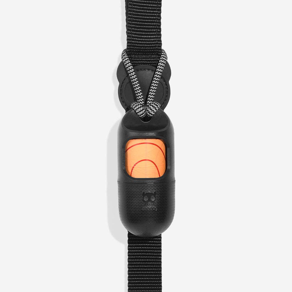 Black | Poop Bag Dispenser With Compostable Bags