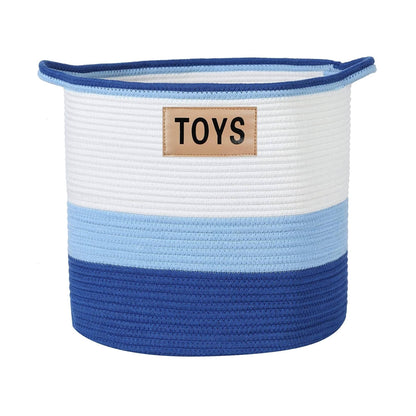Midlee Blue 3 Tone Toys Basket