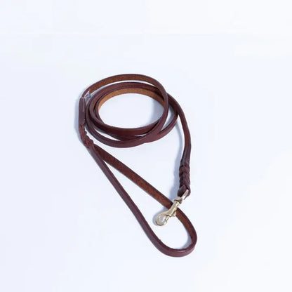 Leather Braided Leash by ANGEL™